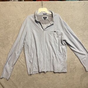 British Polo Men's 1/4 Zip Pullover Blue size L